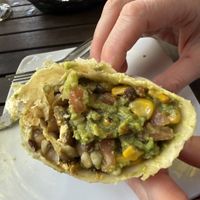 Plant power burrito  at Ranch Camp in Stowe