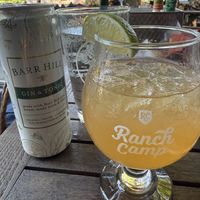 Gin and tonic - made in Montpelier VT  at Ranch Camp in Stowe