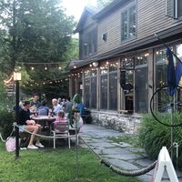 Great ambiance! at Ranch Camp in Stowe