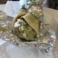 Cilantro Jalapeño Hummus Falafel  at The Mediterranean Chickpea in Tampa