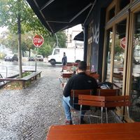 Outside seating area at Nah am Wasser - Neukölln in Berlin