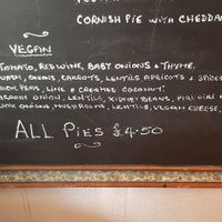 Vegan options at Piggy in the Middle in Porlock