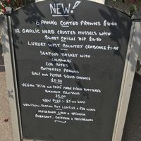 Spot the Vegan Fish n Chips aka Bish n Chips😄 at Piggy in the Middle in Porlock