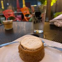Vegan banana  Manifesto Cake   at ERIS Brewery and Cider House in Chicago