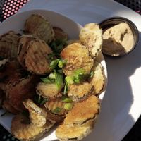 Fried Pickles at ERIS Brewery and Cider House in Chicago