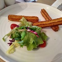 Potato Churros at Restaurant Comte Roger in Carcassonne