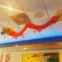 Dragon decor at Peking House in Homestead