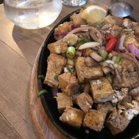 Sizzling tofu at Kulinarya in Vancouver