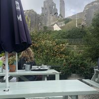 What a view! at The Greyhound Inn in Corfe Castle