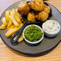 Cauliflower scampi  at The Riverside in Dunblane