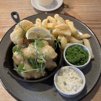 Cauliflower Scampi  at The Riverside in Dunblane