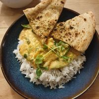 Penang curry at The Riverside in Dunblane