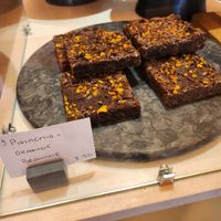 Vegan cake range today - May 2024 at Hampton & Vouis in Manchester