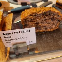 Vegan cake range today - May 2024 at Hampton & Vouis in Manchester