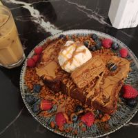 French toast at Hampton & Vouis in Manchester