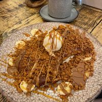 Biscoff french toast at Hampton & Vouis in Manchester