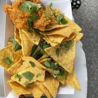 Nachos mit Humus   at Cool Cats in Chamonix-mont-blanc