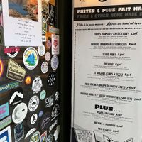 menu  at Cool Cats in Chamonix-mont-blanc