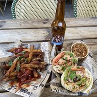 Vegan Hot Dog Wrap  at Cool Cats in Chamonix-mont-blanc