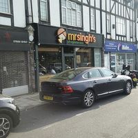Shop front at Mr Singh's in West London