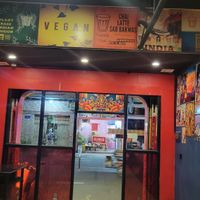 Street view from the inside. at Masala Dosa Street Kitchen - MDSK in Phnom Penh