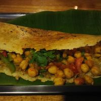 Chana masala dosa at Masala Dosa Street Kitchen - MDSK in Phnom Penh