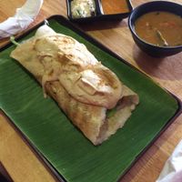 Hummus dosa at Masala Dosa Street Kitchen - MDSK in Phnom Penh