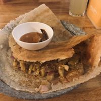 Eggplants dosa at Masala Dosa Street Kitchen - MDSK in Phnom Penh