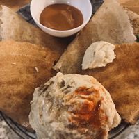 Hummus dosa at Masala Dosa Street Kitchen - MDSK in Phnom Penh