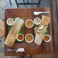 Channa Masala Dosa & Eryngii Mushrooms Coconut cream Dosa at Masala Dosa Street Kitchen - MDSK in Phnom Penh
