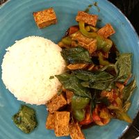 Fried Tofu with basil   at Thai Cottage in San Francisco