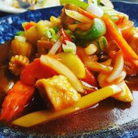 Pineapple tofu at Thai Cottage in San Francisco