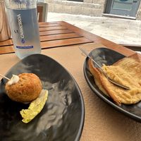 Vegan tapas  at Legends Cafe in Lugo