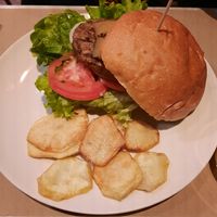 Beyond burger at Legends Cafe in Lugo