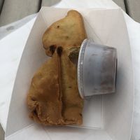 Samosas  at Raj's Funnel Cakes in Gatlinburg
