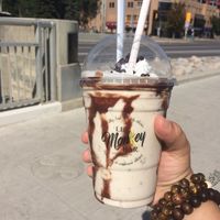 Birthday cake shake  at Le Monkey Bar in Winnipeg