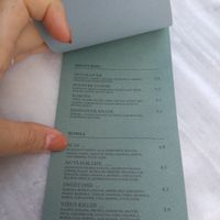 Their smoothie and smoothie bowl menu at Rooster Coffee in Maribor