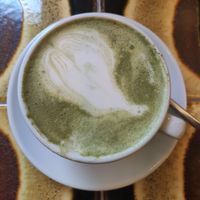Matcha Latte at vevi Café - vegan specialities in Cologne