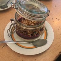 Jolanda Soy Granola at vevi Café - vegan specialities in Cologne