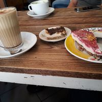 Cake and Coffee at vevi Café - vegan specialities in Cologne