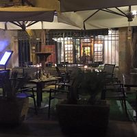 On the terace. Sitting here you can see Parco Archeologico Paestum. at La Bottega del Gusto in Capaccio Paestum