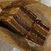 Karamellriegel (eher nussig) at Rawissima in Sibiu