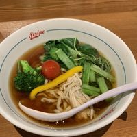 Vegan Soy Sauce Ramen at Stripe Noodles in Chatan