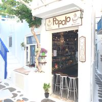 From the front at Popolo in Mykonos