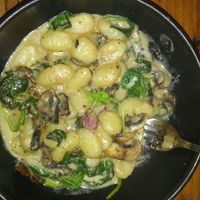 Mushroom dumplings at Southern Social in Vero Beach