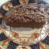 Carrot cake at Kitchen Garden Cafe in Birmingham