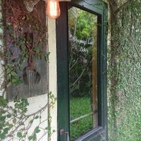 Cute little bakery apportioned by vegetation. at Ploughman's Lunch Bakery in Okinawa