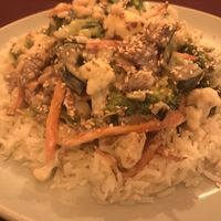 Veggie stir fry was really fresh and flavorful at Abrigo da Alma in Tomar