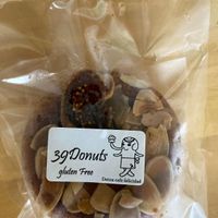 Fig almond donut (gluten-free, vegan) at Detox Cafe Felicidad in Okinawa