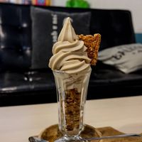 Maple brown sugar parfait at Detox Cafe Felicidad in Okinawa